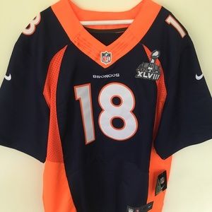 NWT Peyton Manning Broncos Super Bowl Elite Jersey